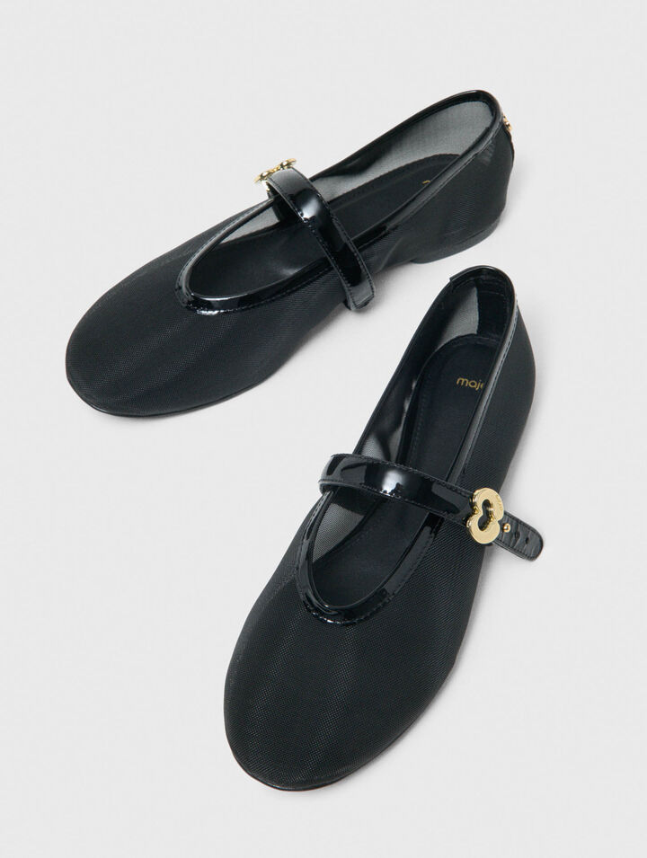 Ballerinas aus Mesh