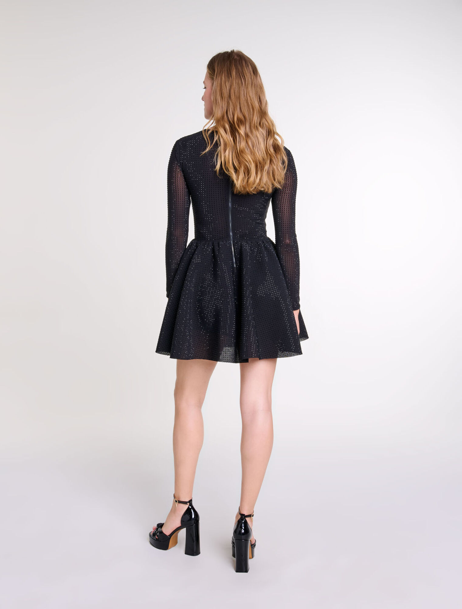 Kurzes Strass-Kleid