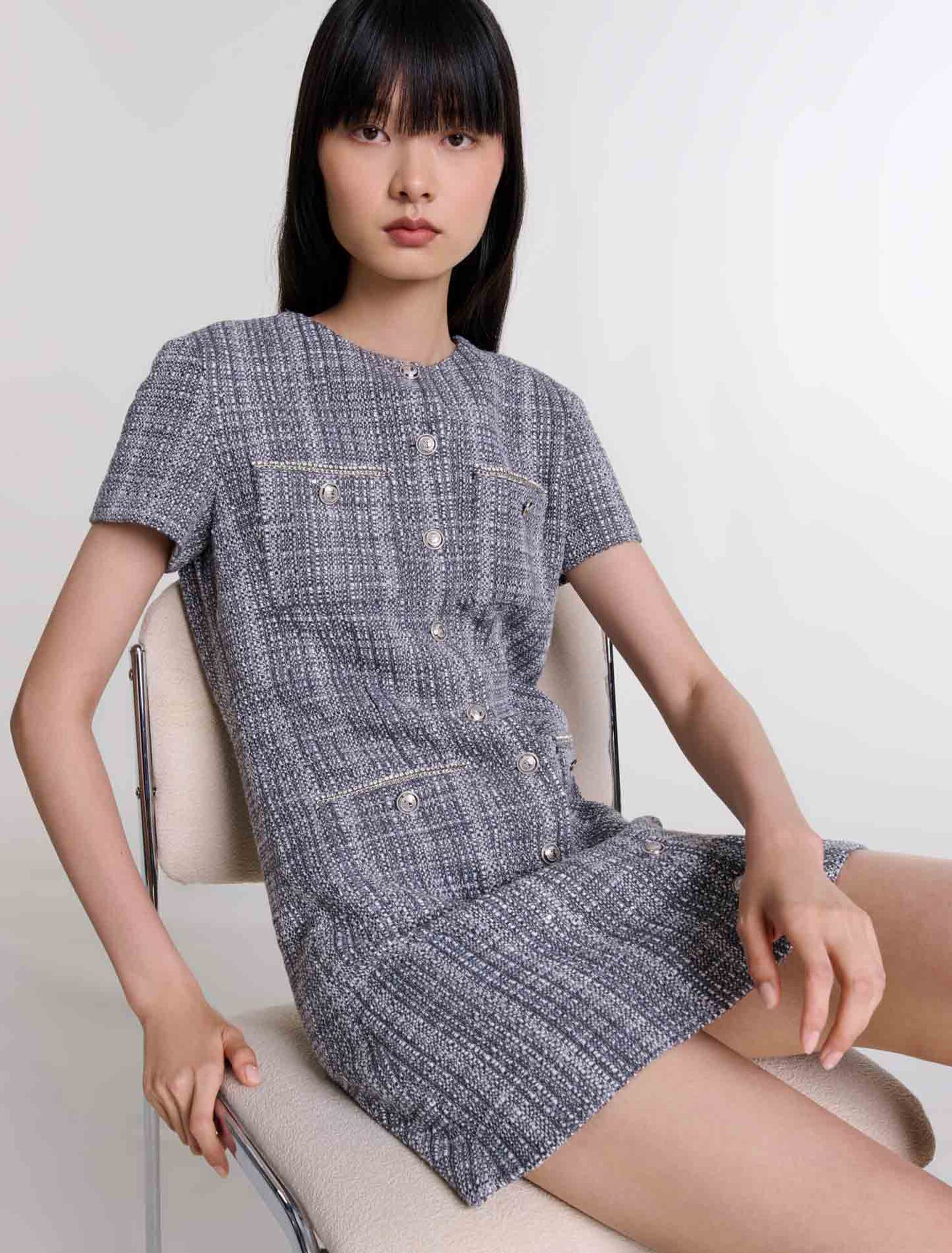 Tweed-Kleid