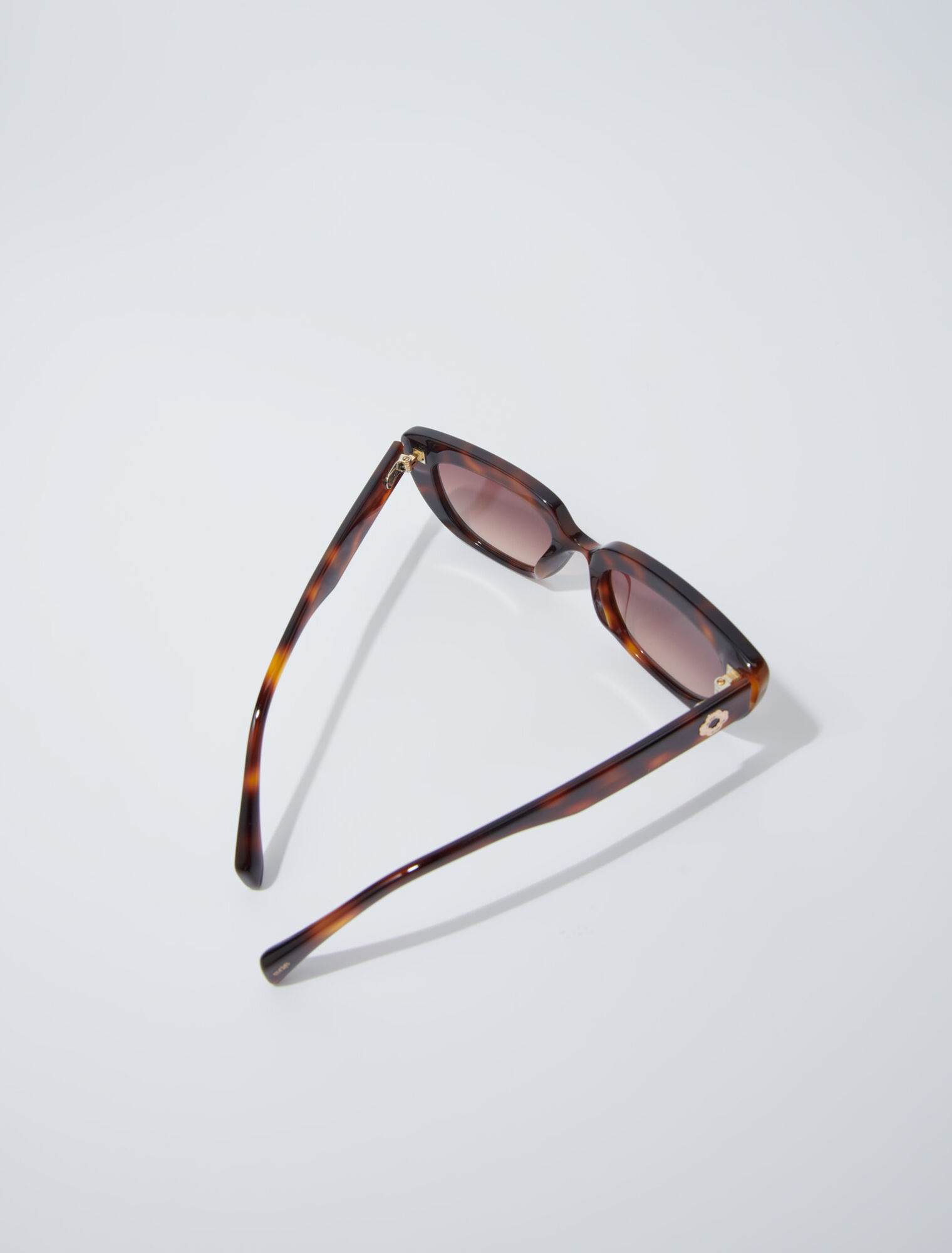 Schmale Cat-Eye-Sonnenbrille aus Acetat