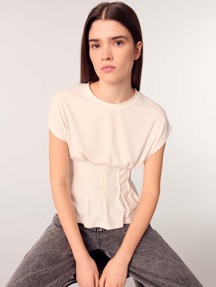 T-Shirt mit Abnährern