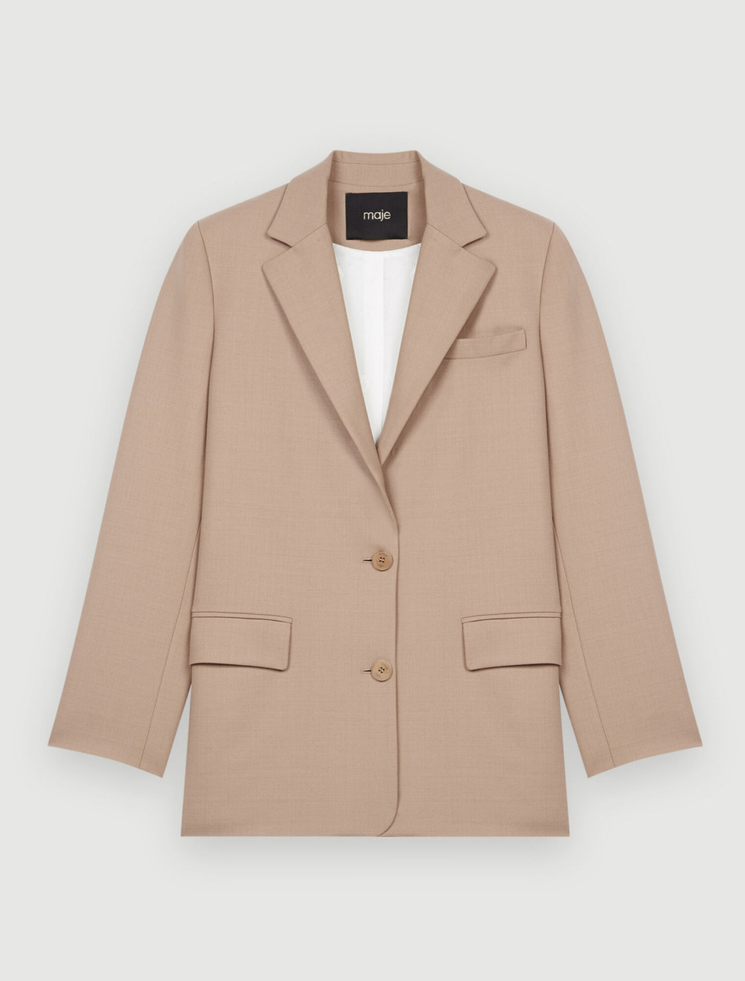 Gerade geschnittene Schneiderjacke