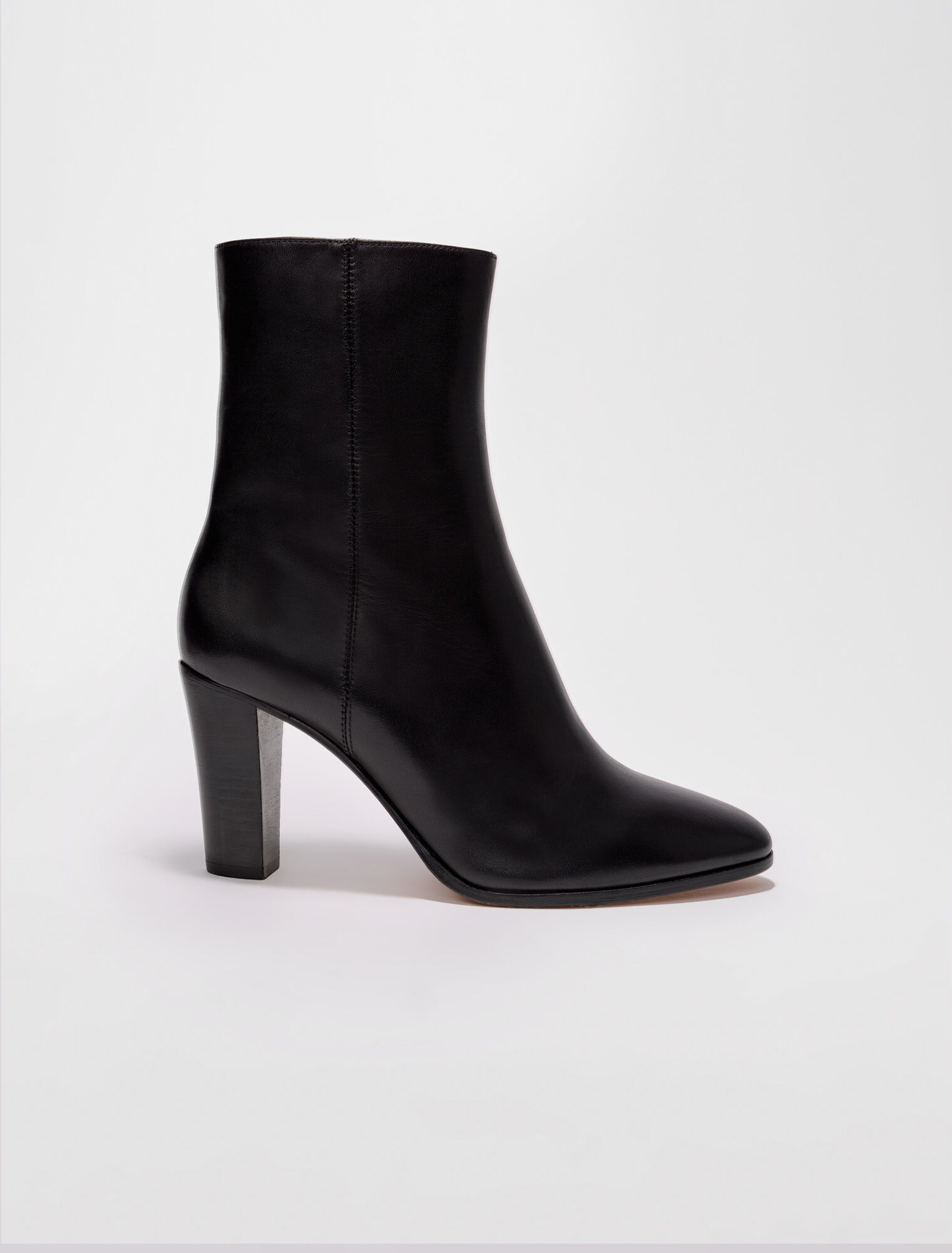 Stiefelette aus Glattleder