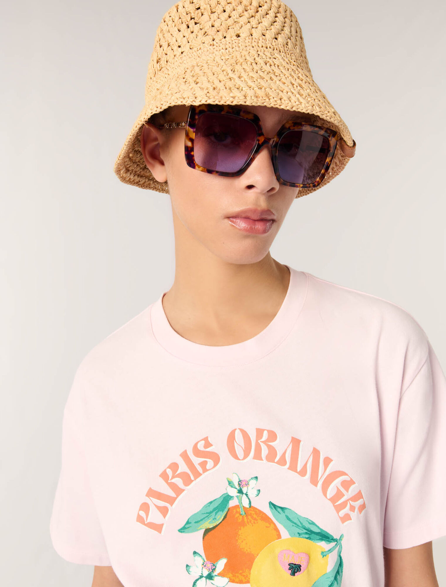 Gemustertes T-Shirt