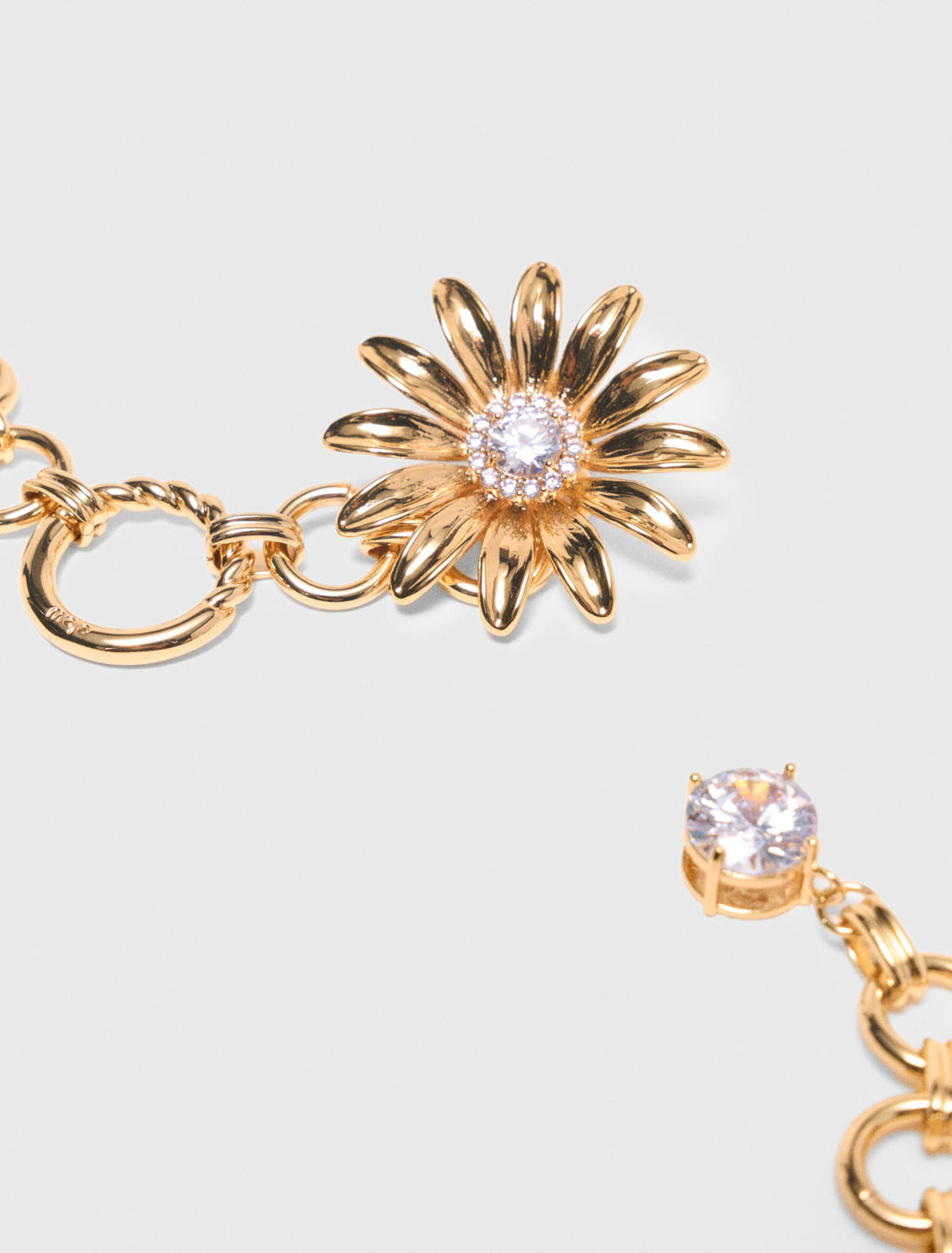 Ketteng&uuml;rtel mit Blumen