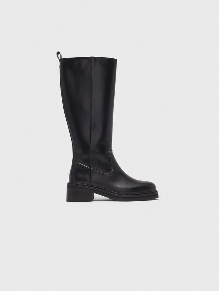 Lederstiefel