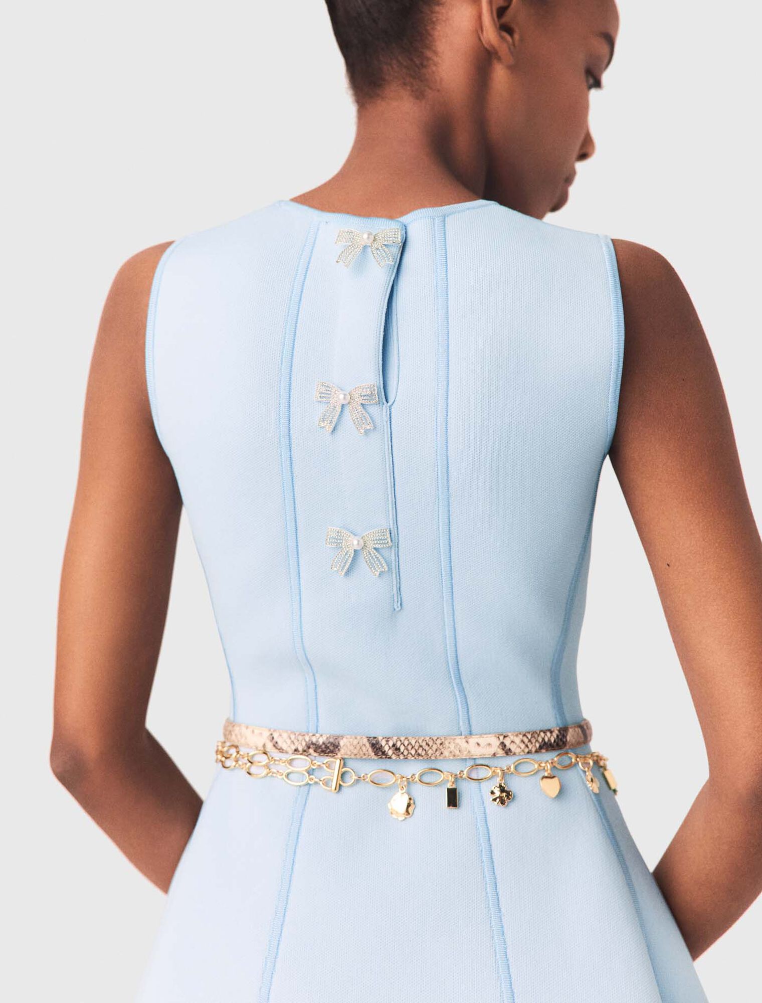 Skaterkleid mit Schmuckknoten