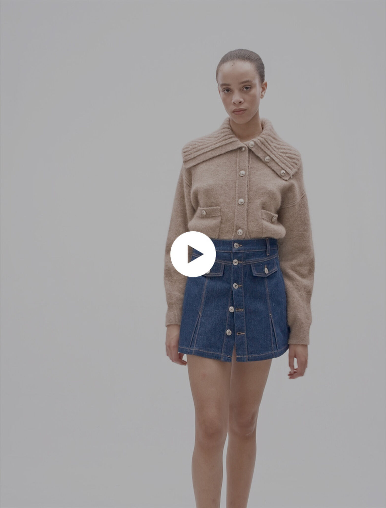 Trompe-l'Œil-Denimshorts