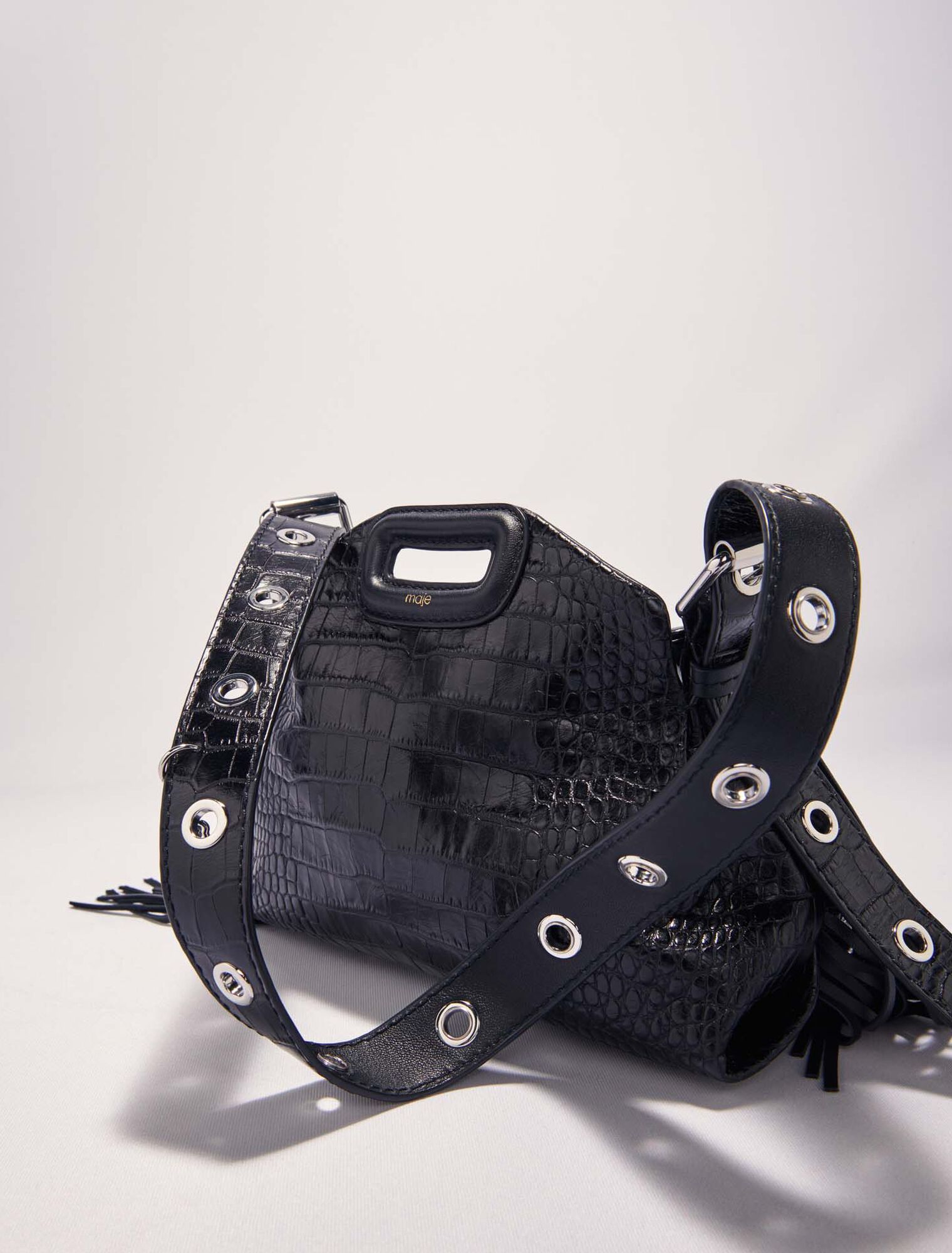 Tasche Miss M Mini, geprägtes Leder