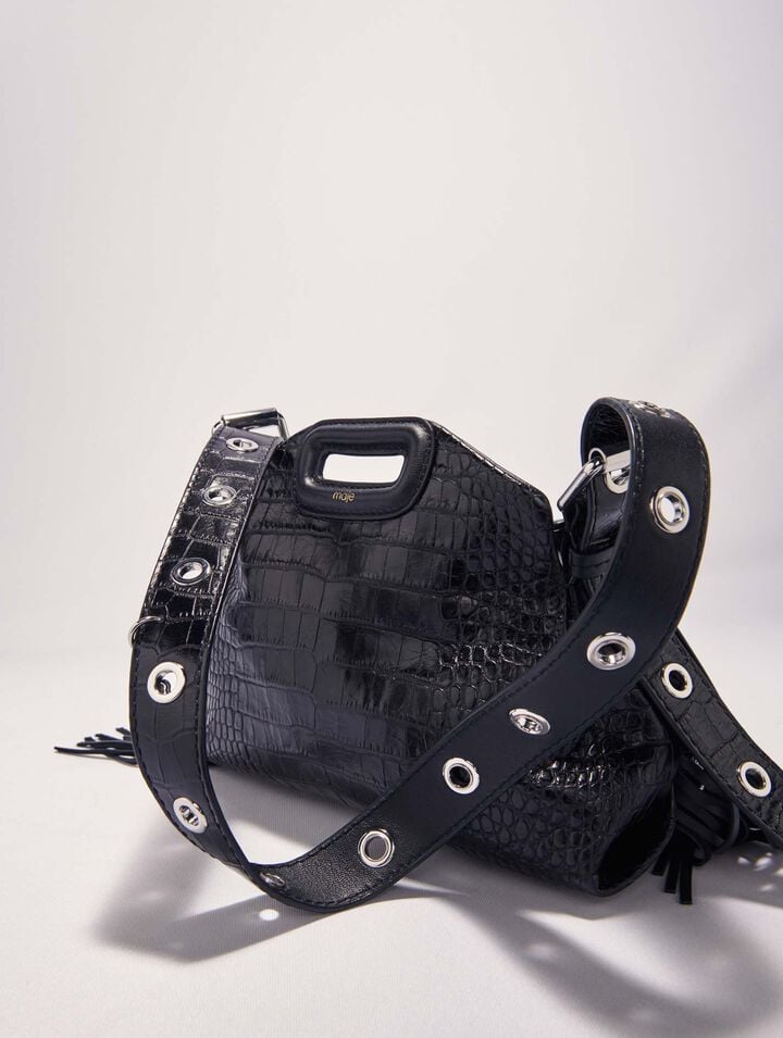 Tasche Miss M Mini, geprägtes Leder
