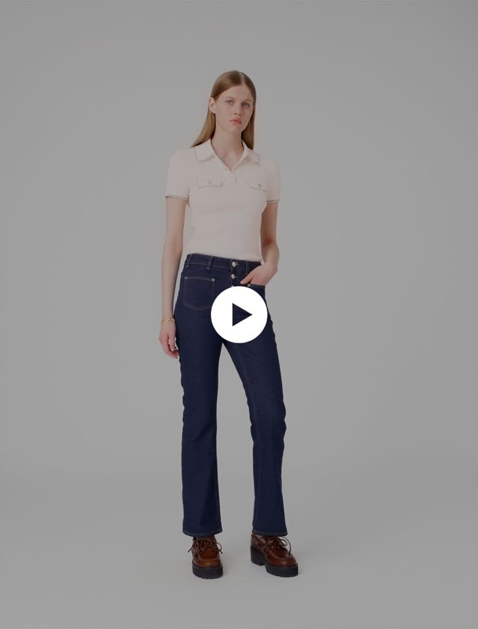 Denim-Jeans mit Taschen