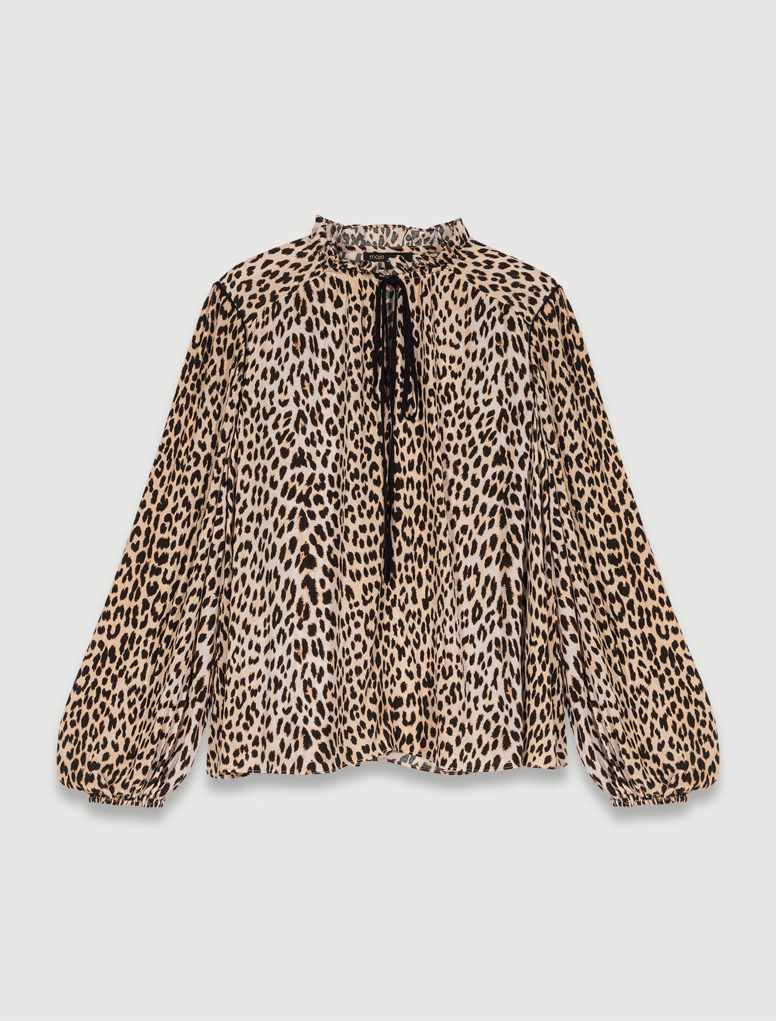 Bluse mit Leopardenprint