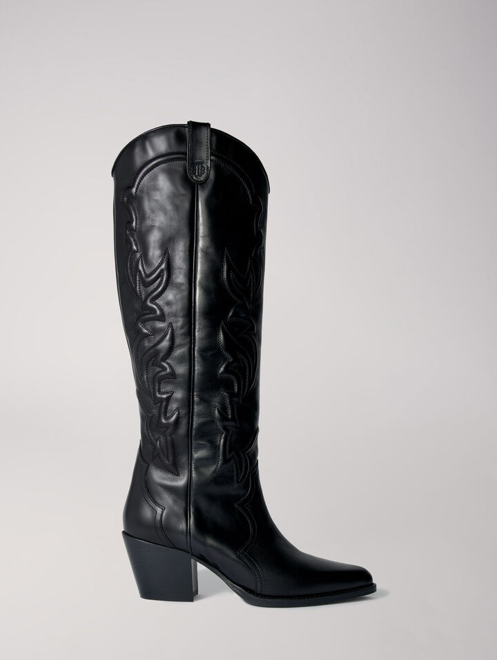 Western-Lederstiefel