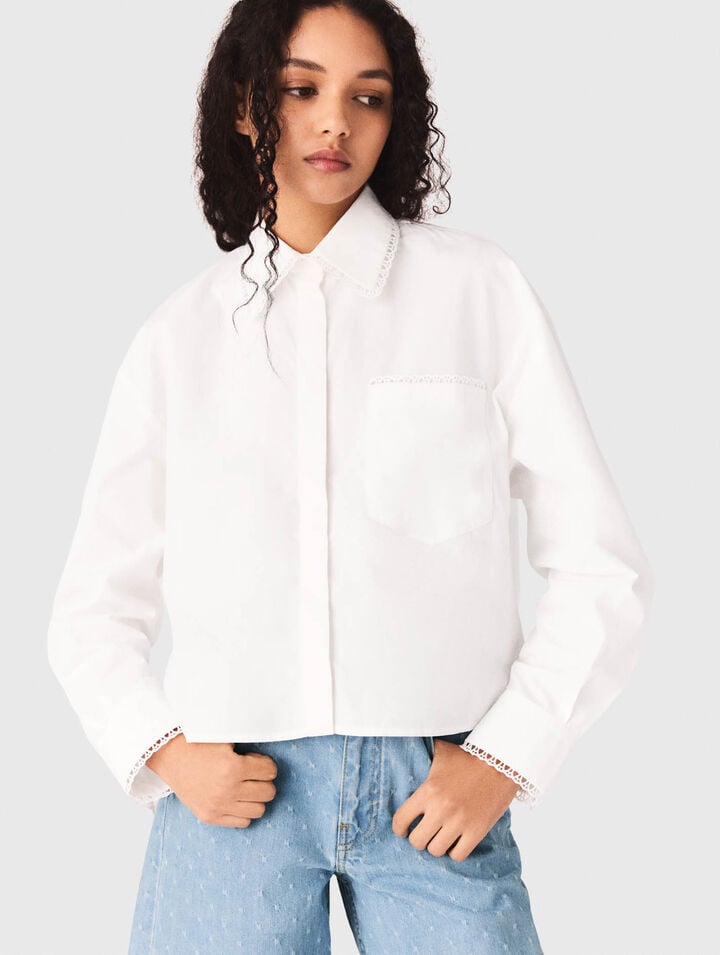 Hemd mit Croquet-Kragen