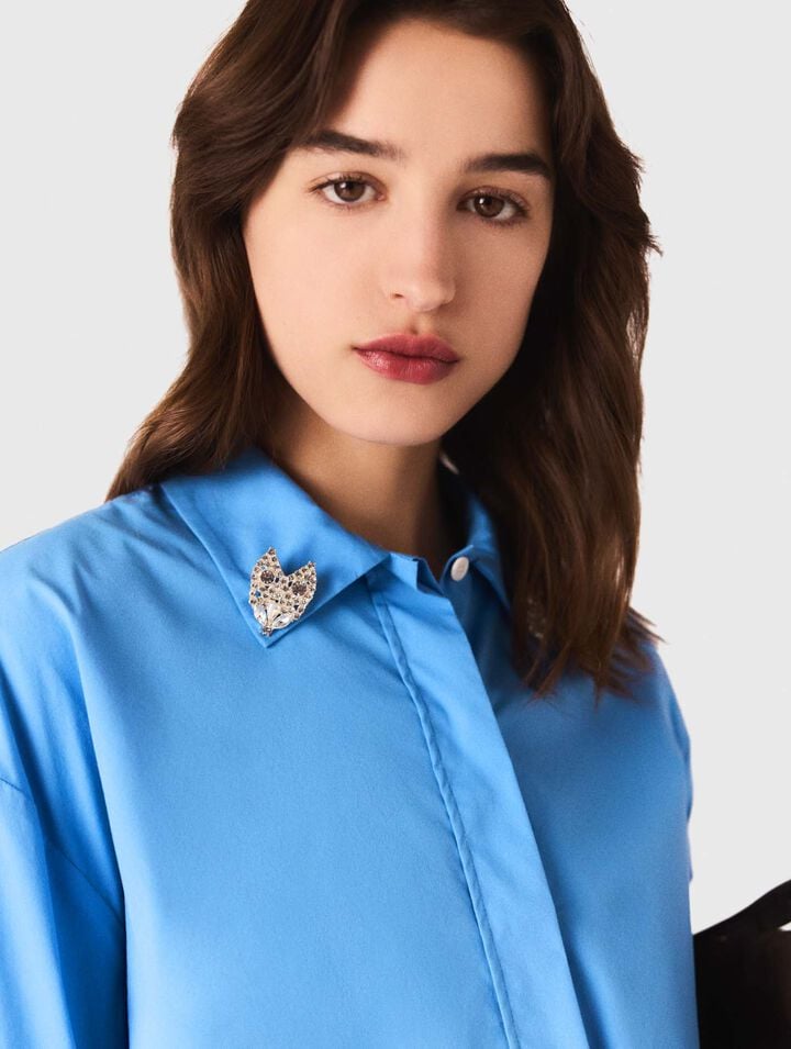 Hemd mit abnehmbarem Schmuck