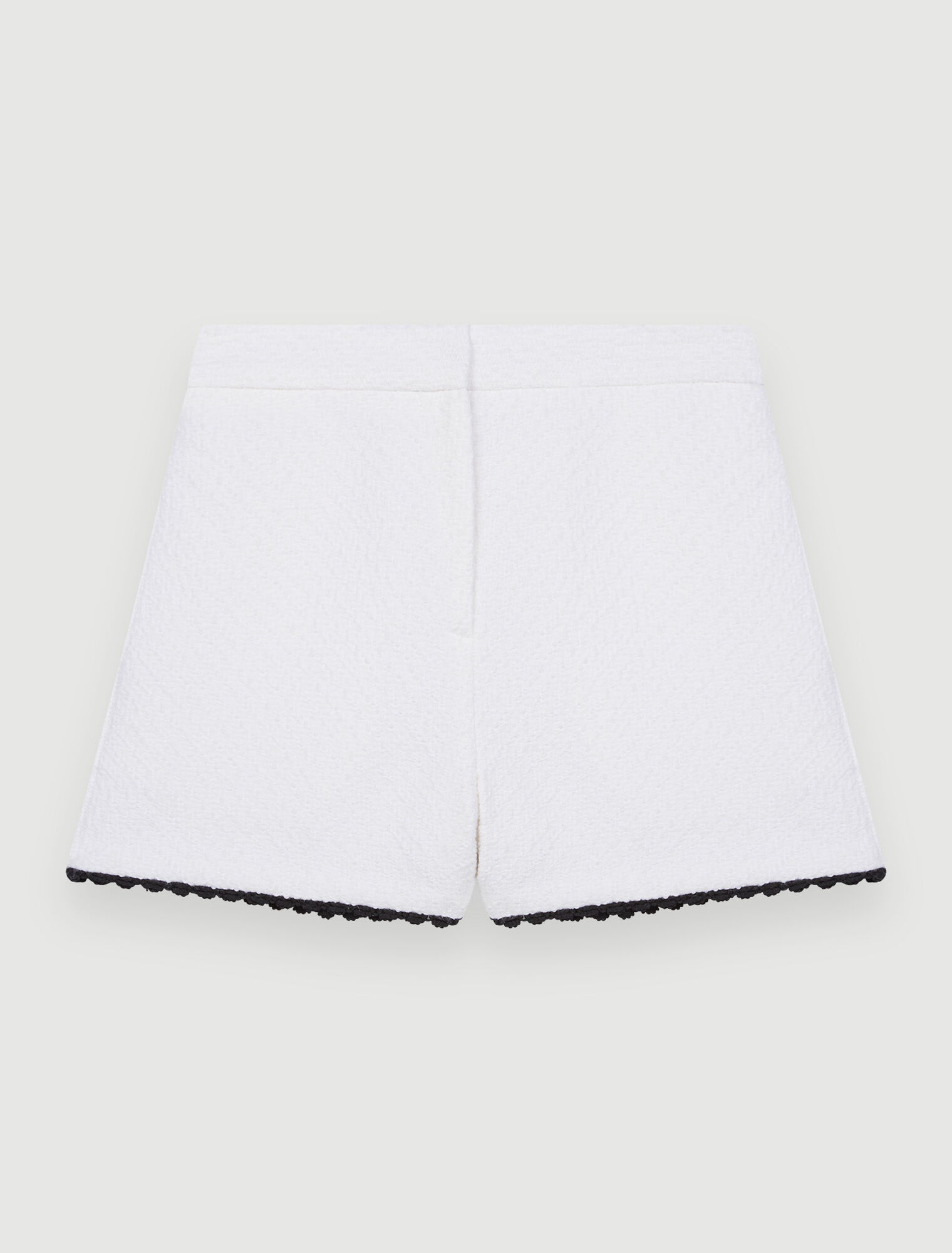 Shorts aus kontrastierendem Tweed