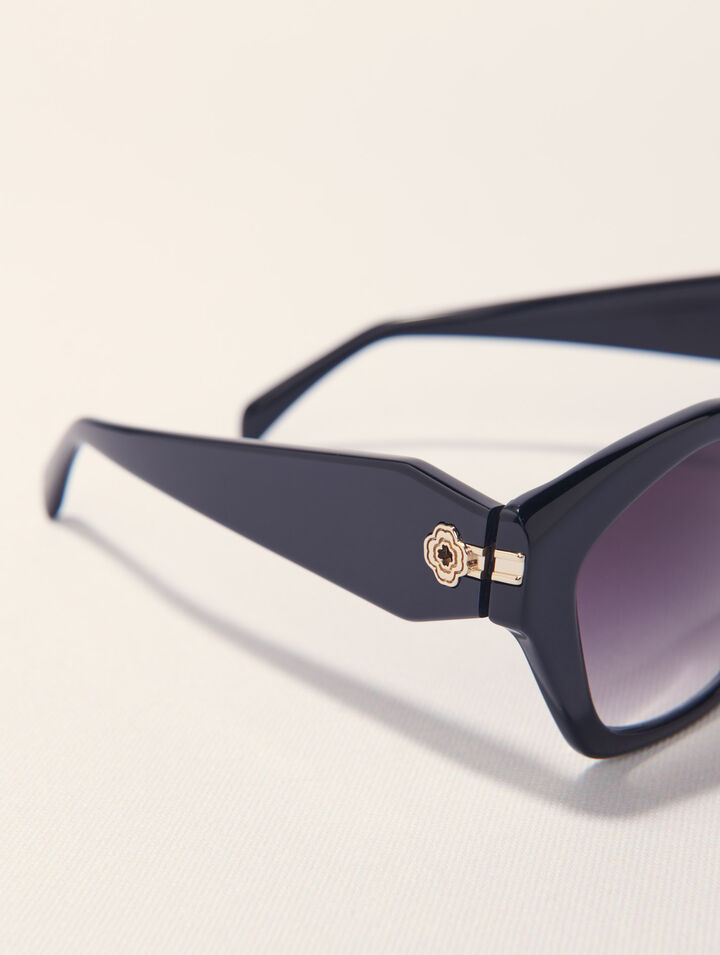 Cat-Eye-Sonnenbrille aus Acetat