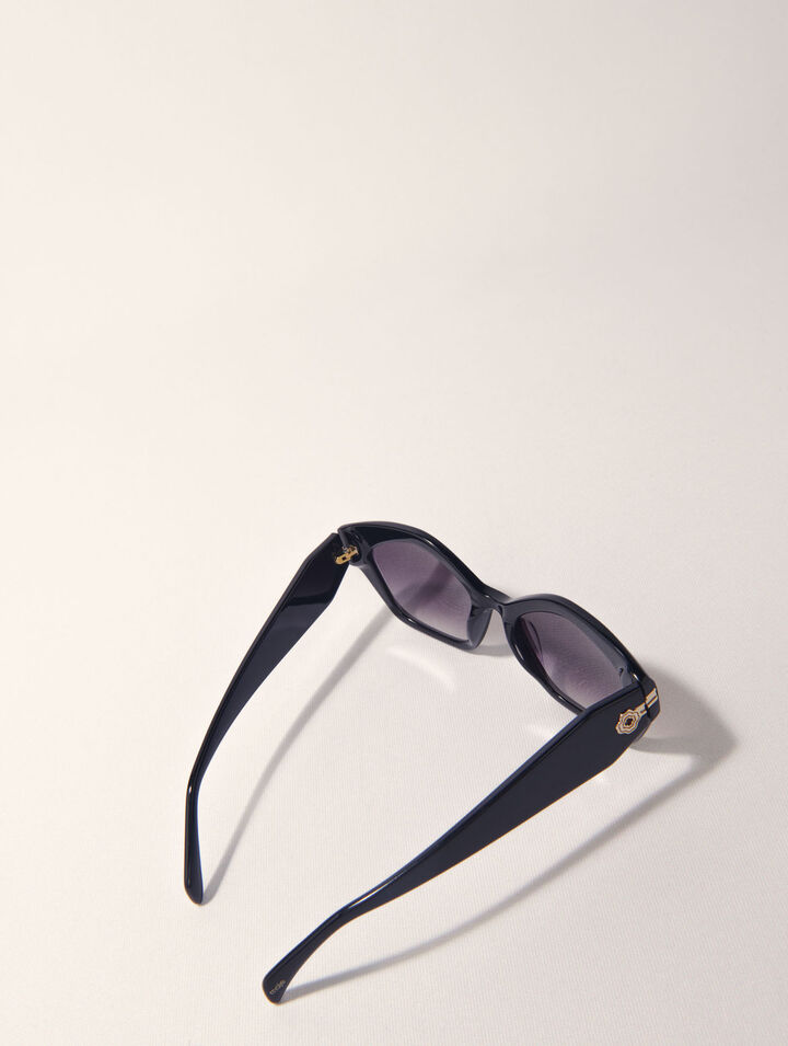 Cat-Eye-Sonnenbrille aus Acetat