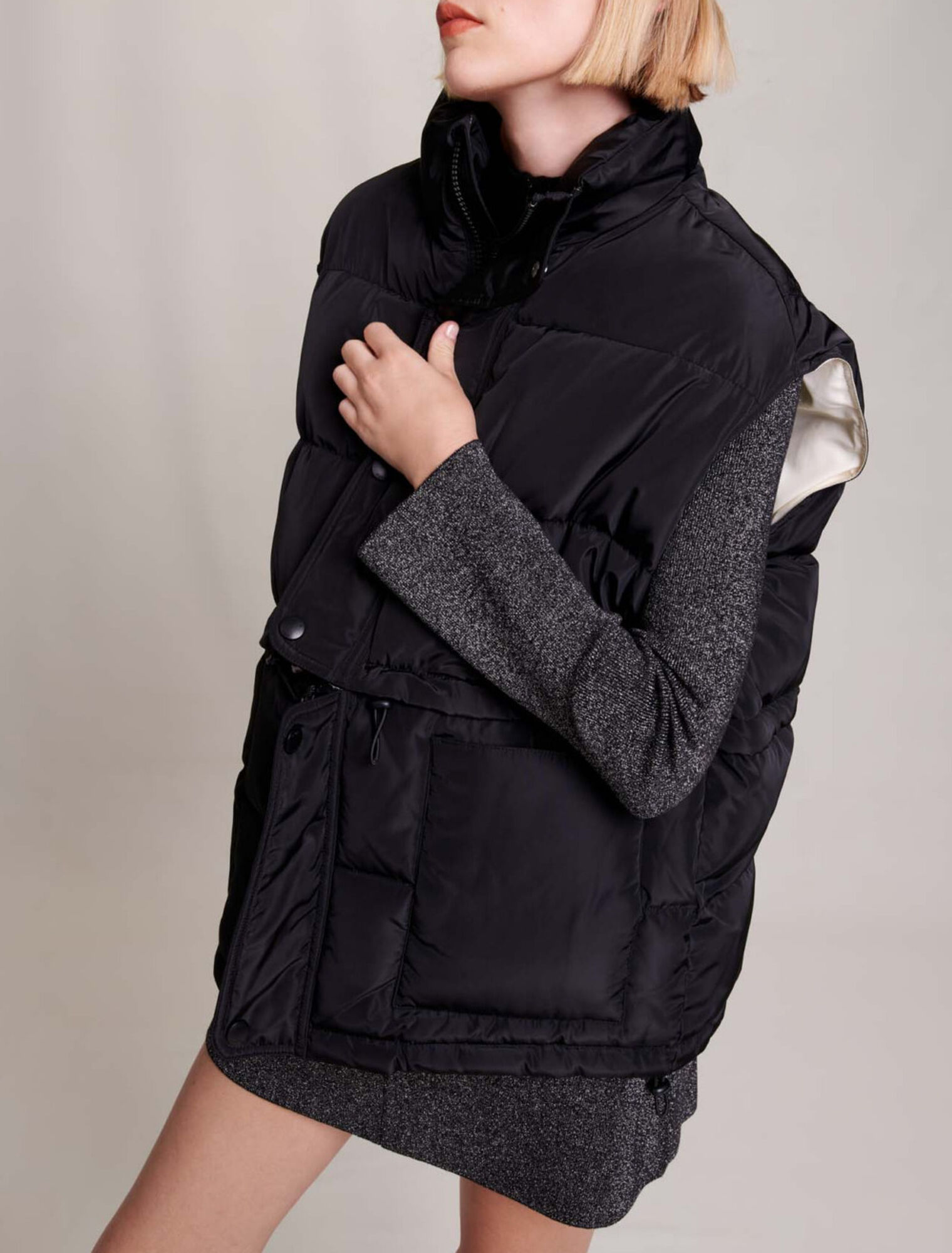 Ärmellose Steppjacke