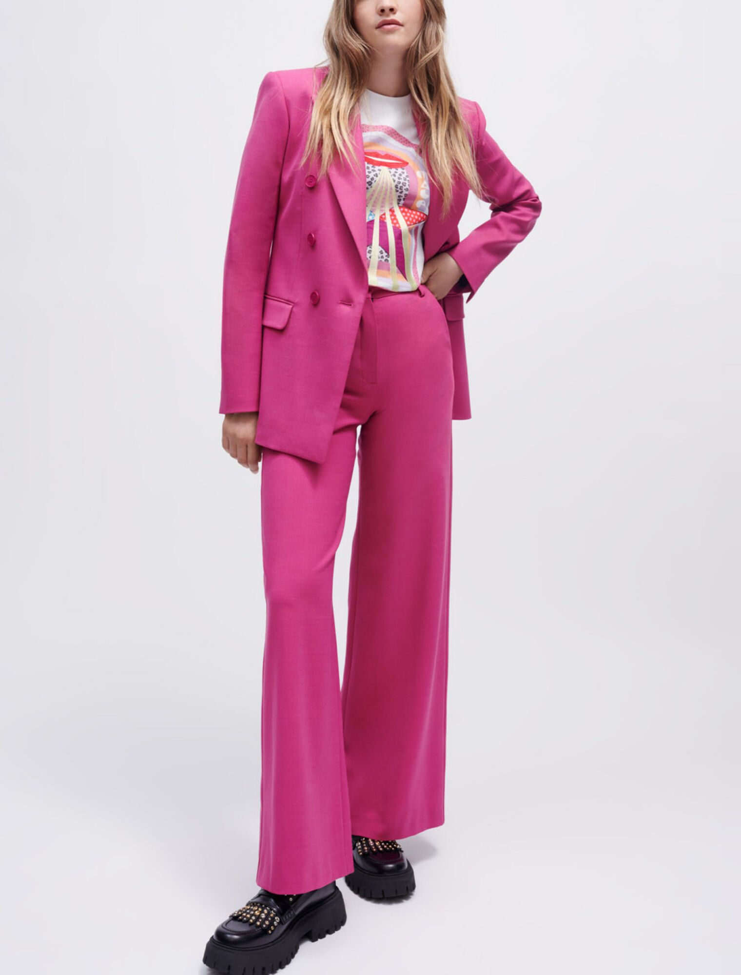 Überkreuzte Stretch-Tailoring-Jacke