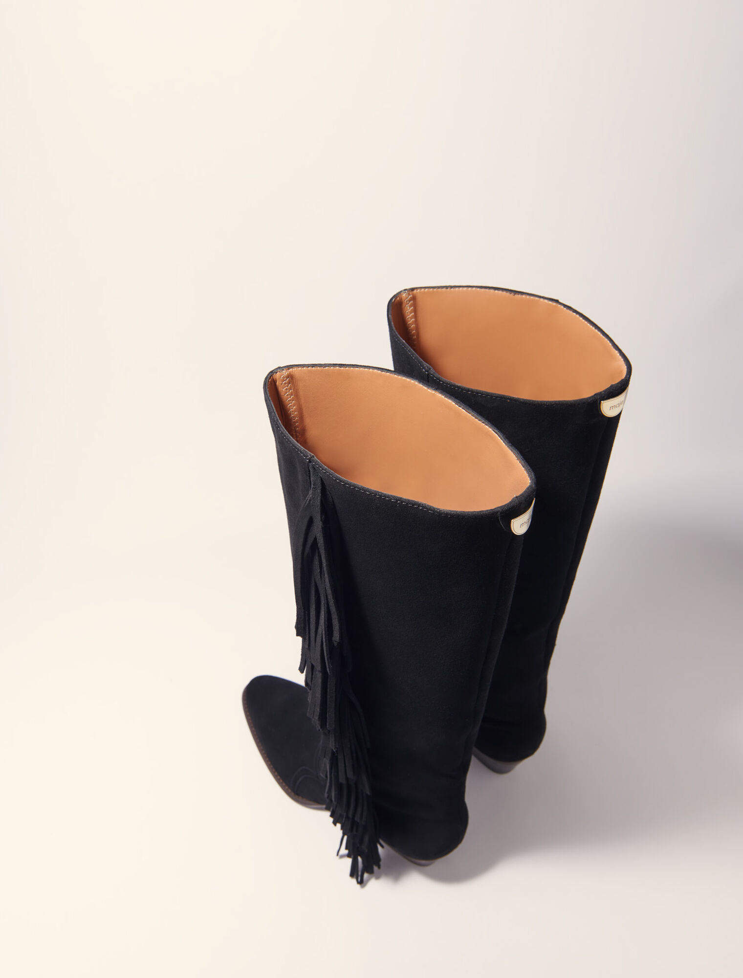 Westernstiefel aus Veloursleder