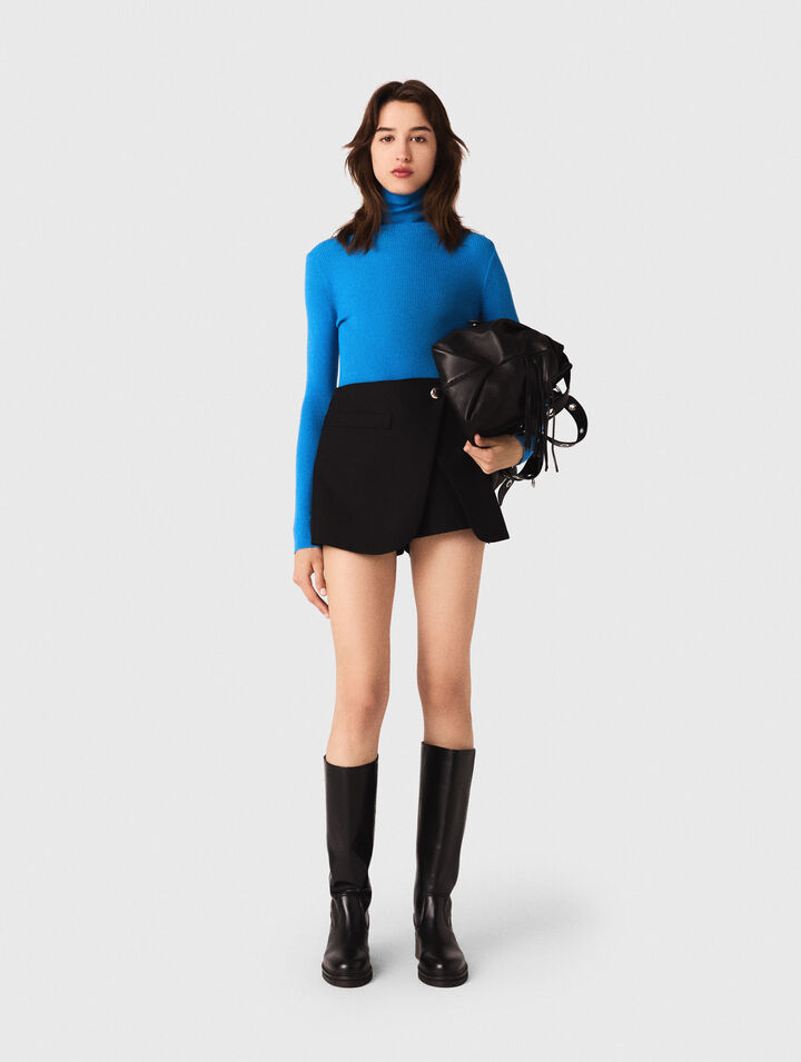 Elegante Wickel-Shorts