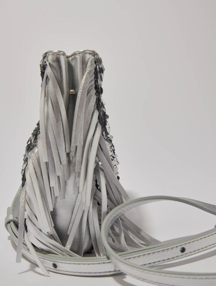 Mini M-Tasche mit Pailletten