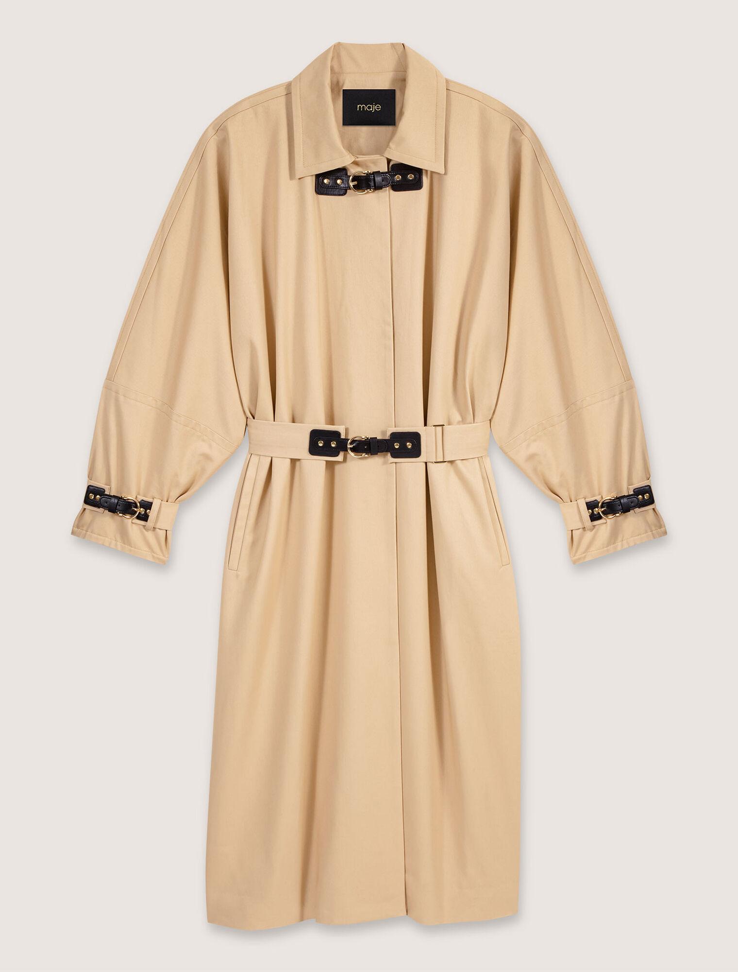 Langer Trenchcoat