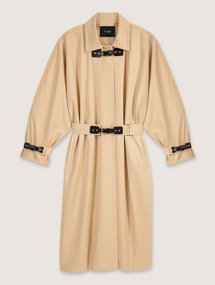 Langer Trenchcoat