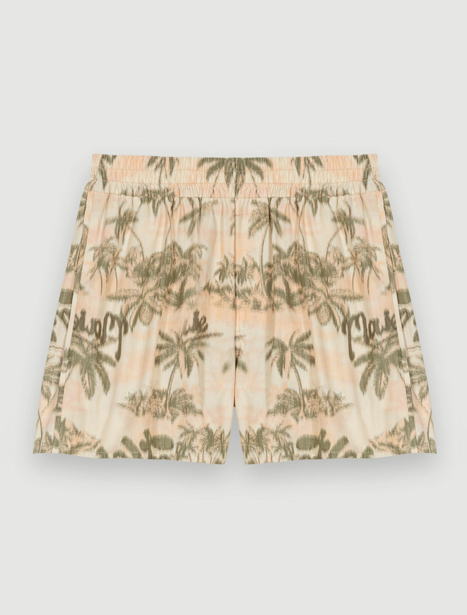 Shorts mit Palmenmuster