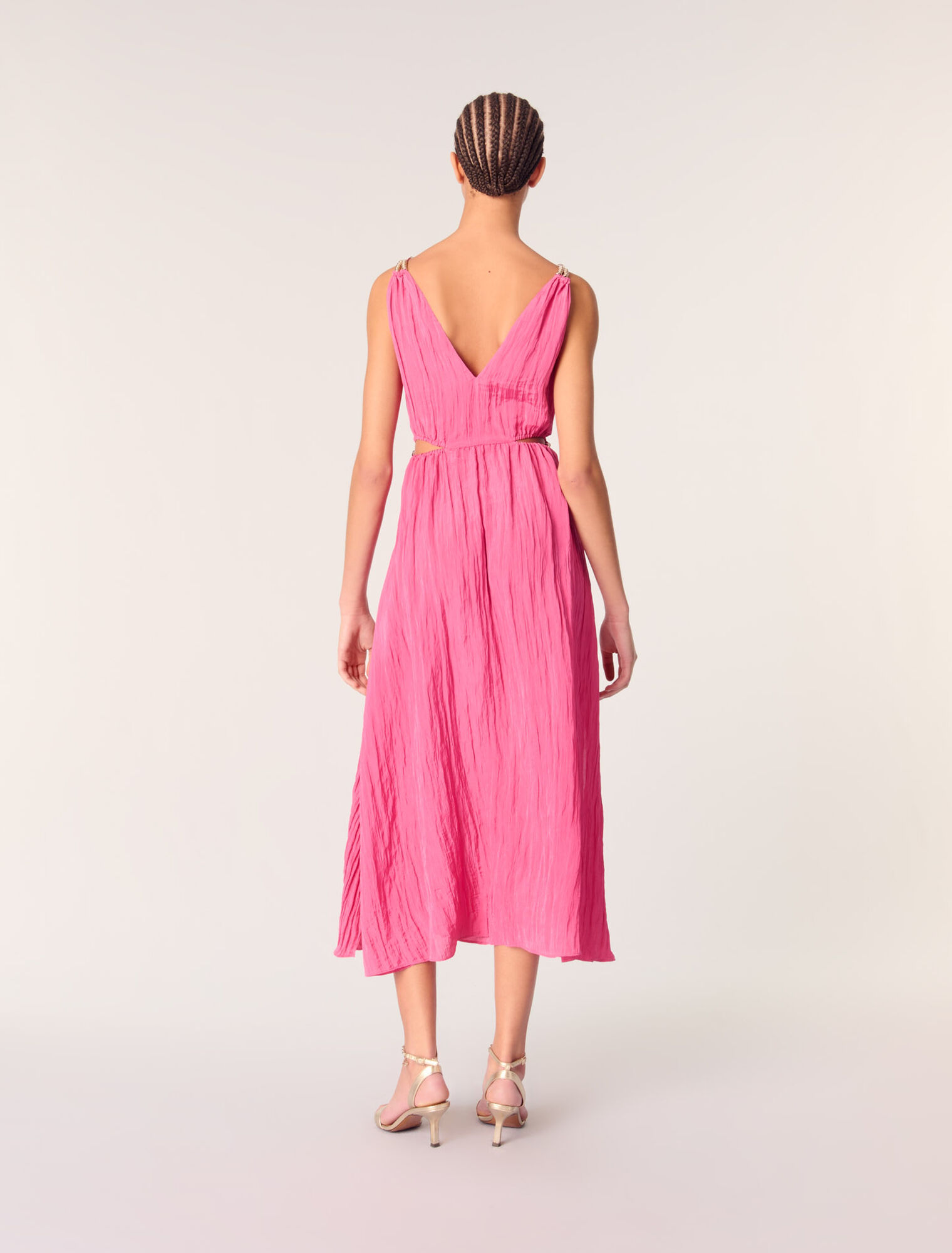 Midikleid mit Cut-outs
