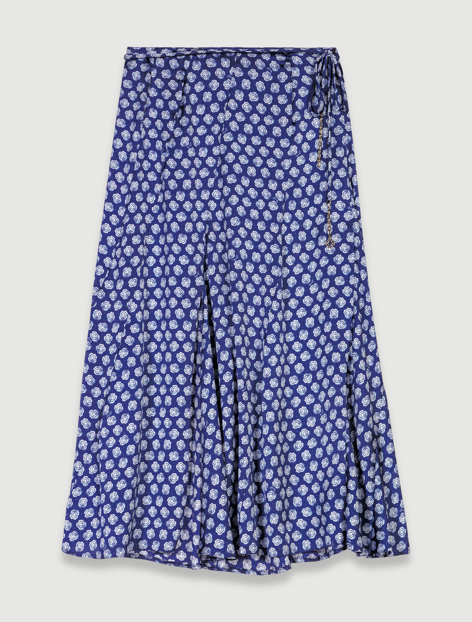 Halblanger Satinrock