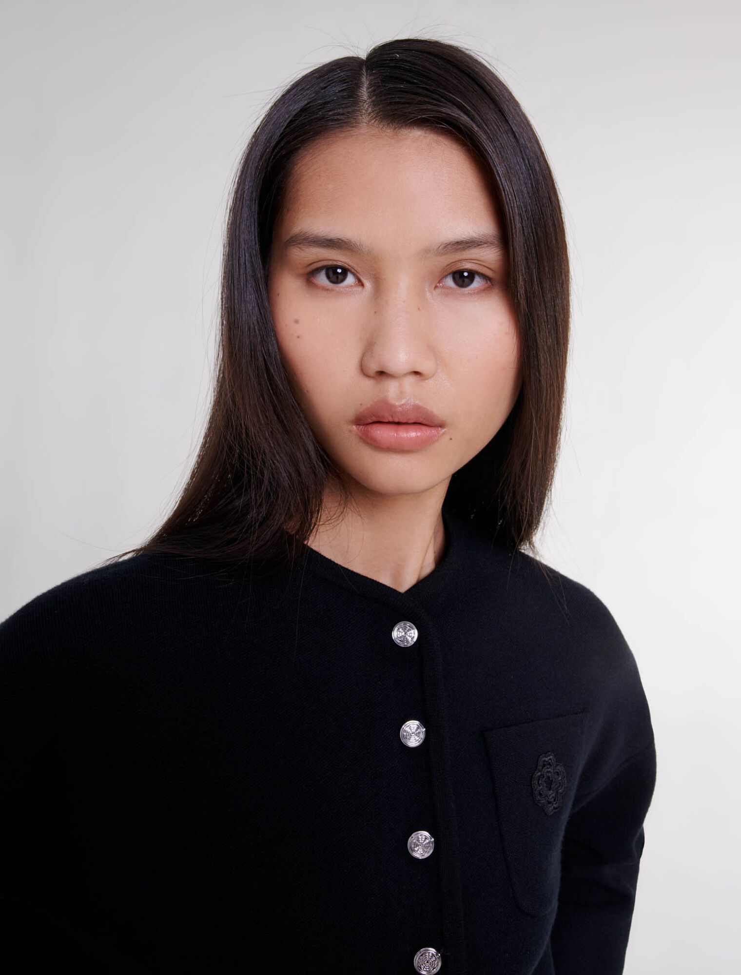 Kurzer Strick-Cardigan