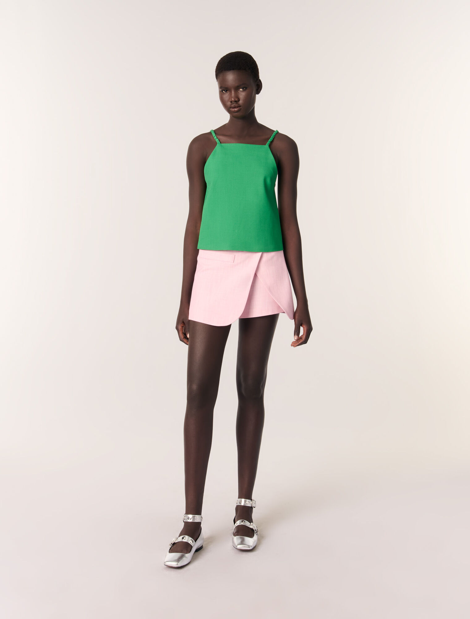 Elegante Wickel-Shorts