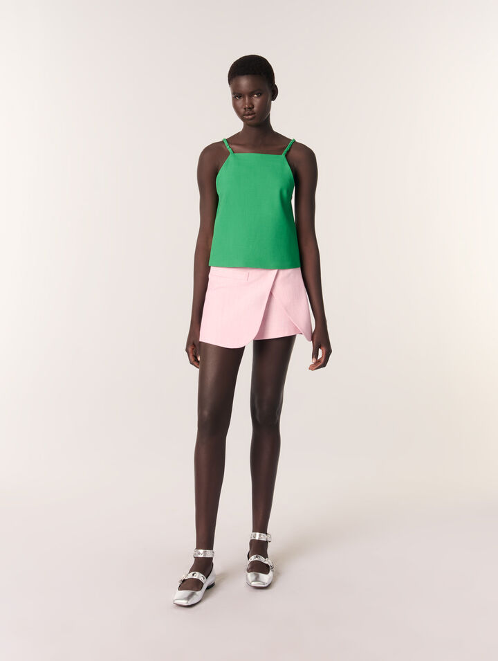 Elegante Wickel-Shorts