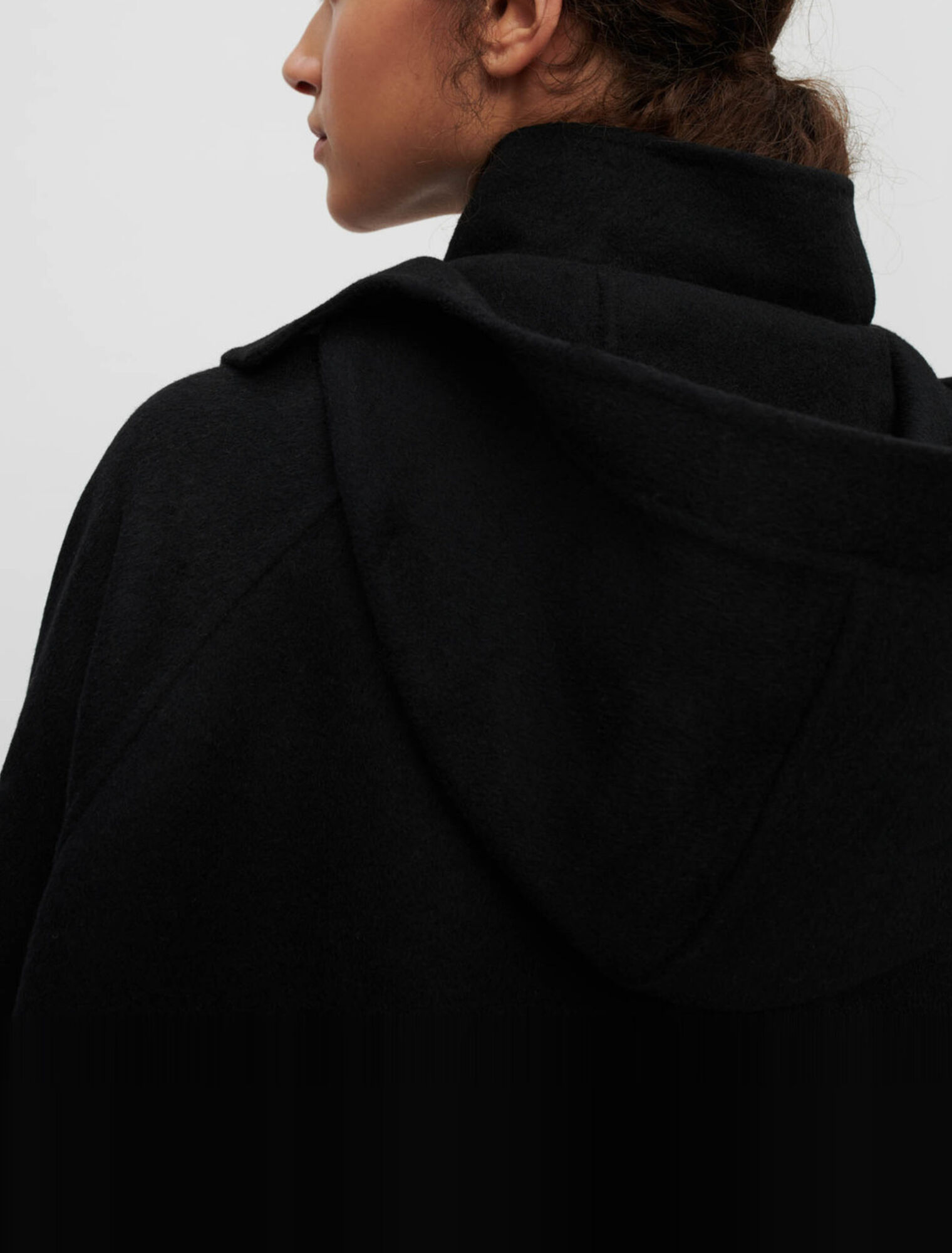 Oversize-Mantel aus Doubleface