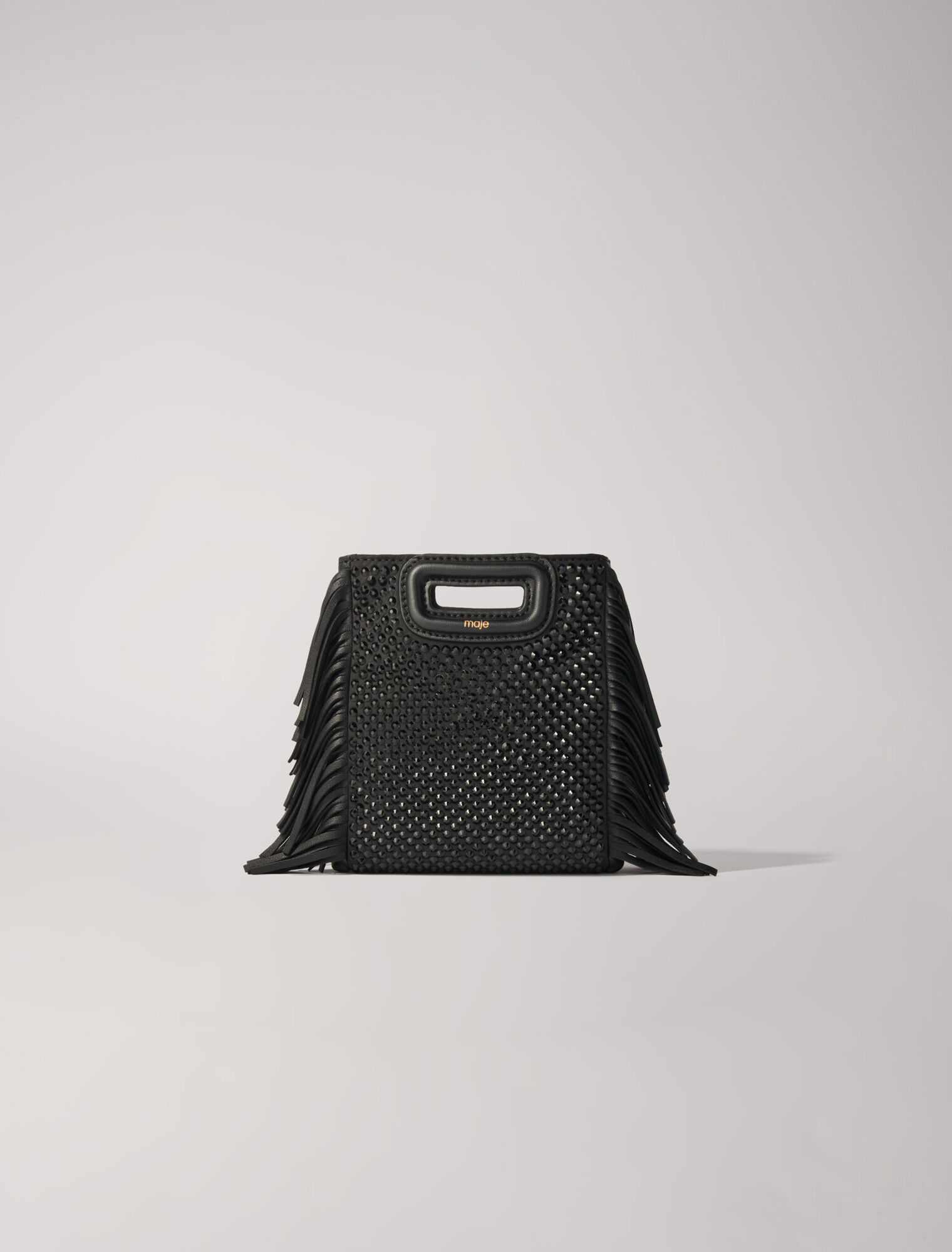 Mini M-Tasche mit Strass