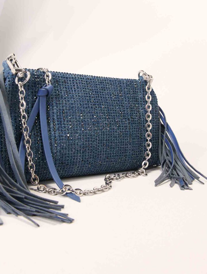 Clutch Miss M Pouch aus Denim
