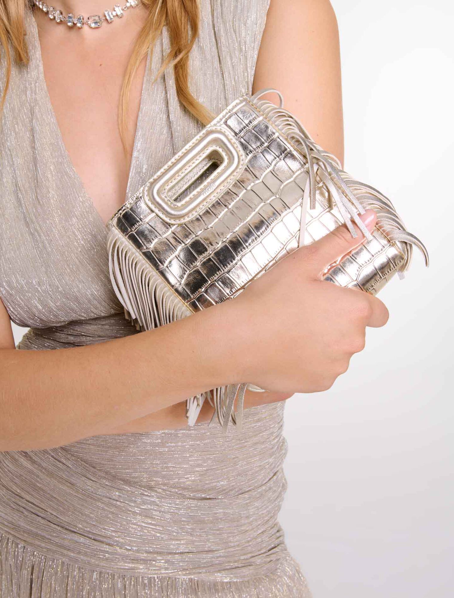 M Mini-Tasche aus Krokodilleder