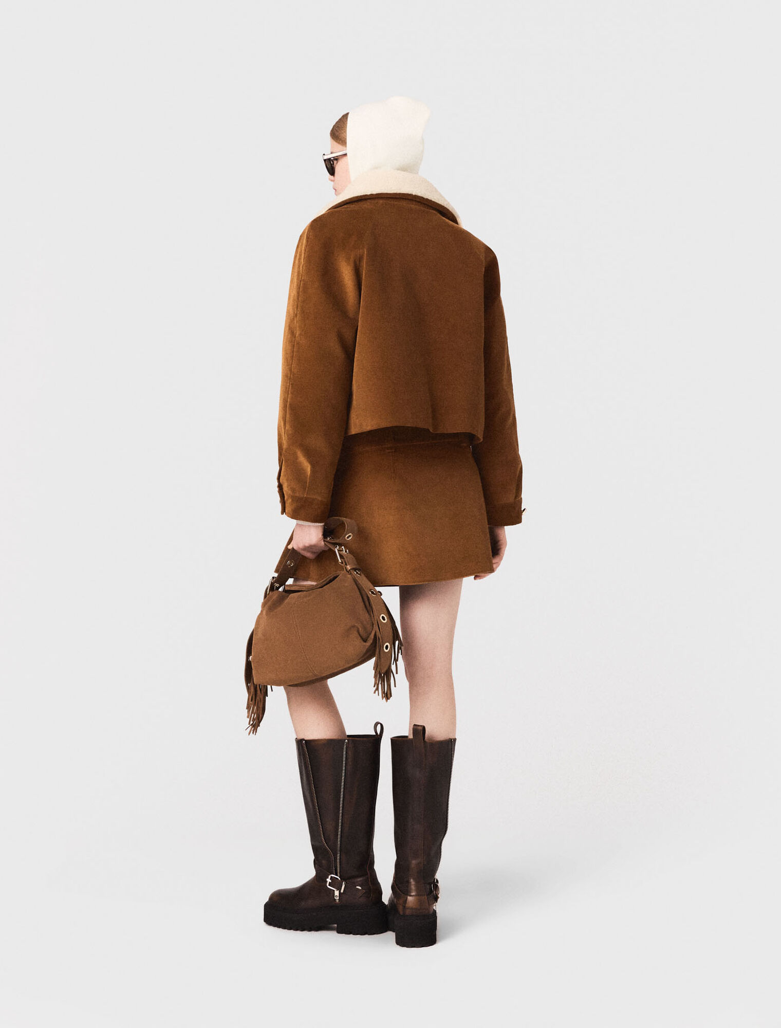 Kurze Cordjacke