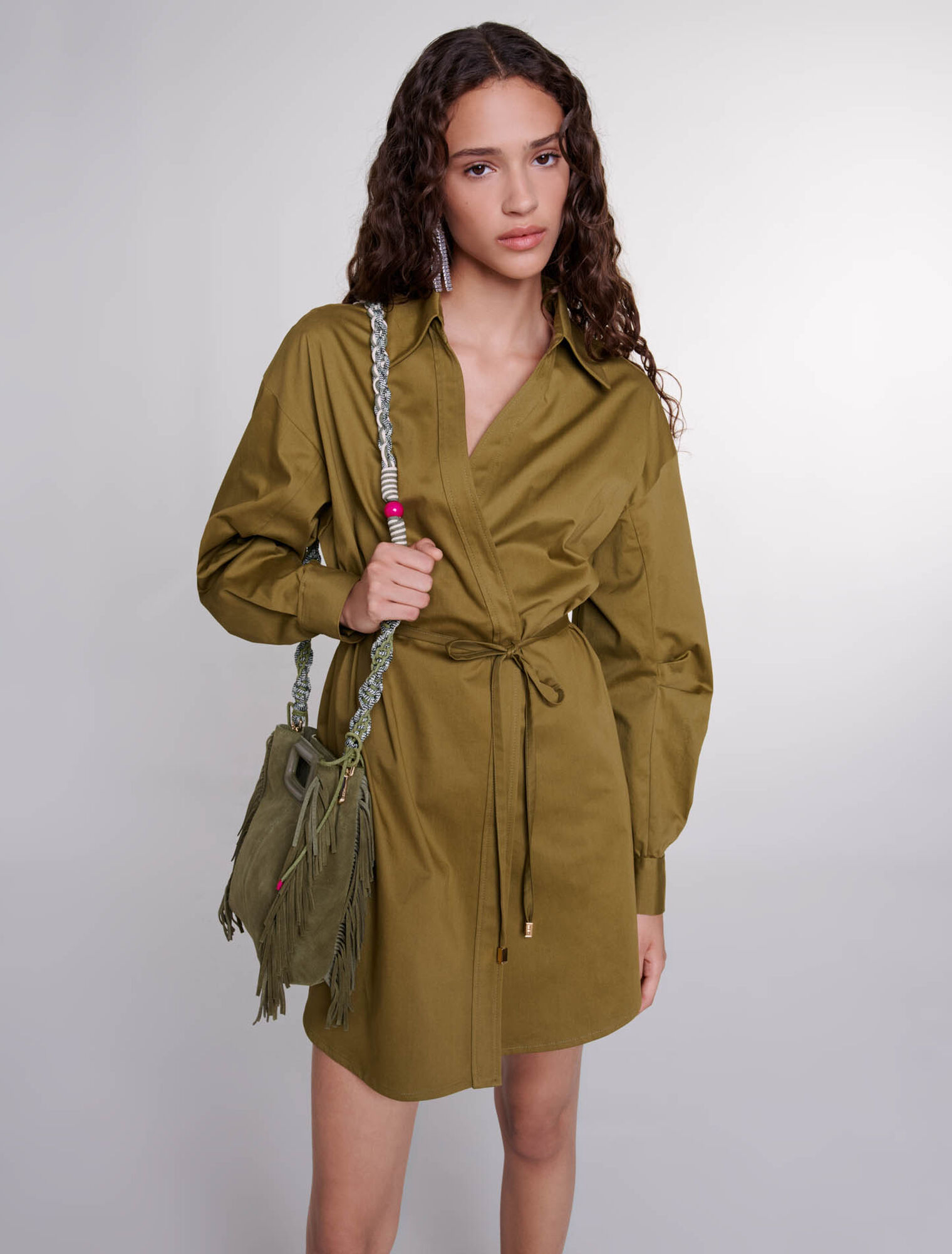 M-Tasche aus Wildleder