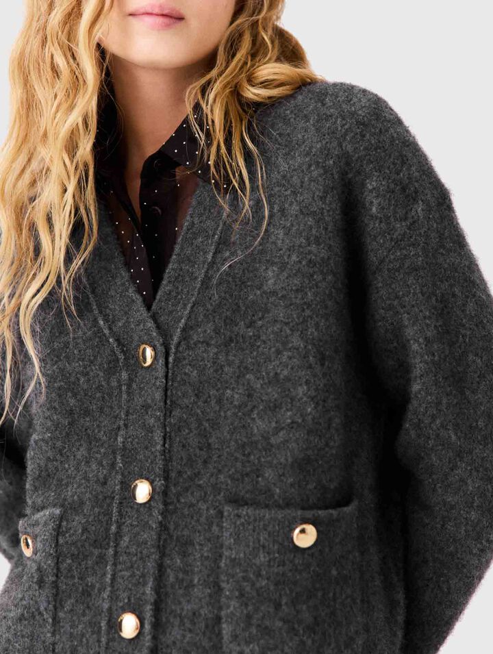 Cardigan aus Yakwolle