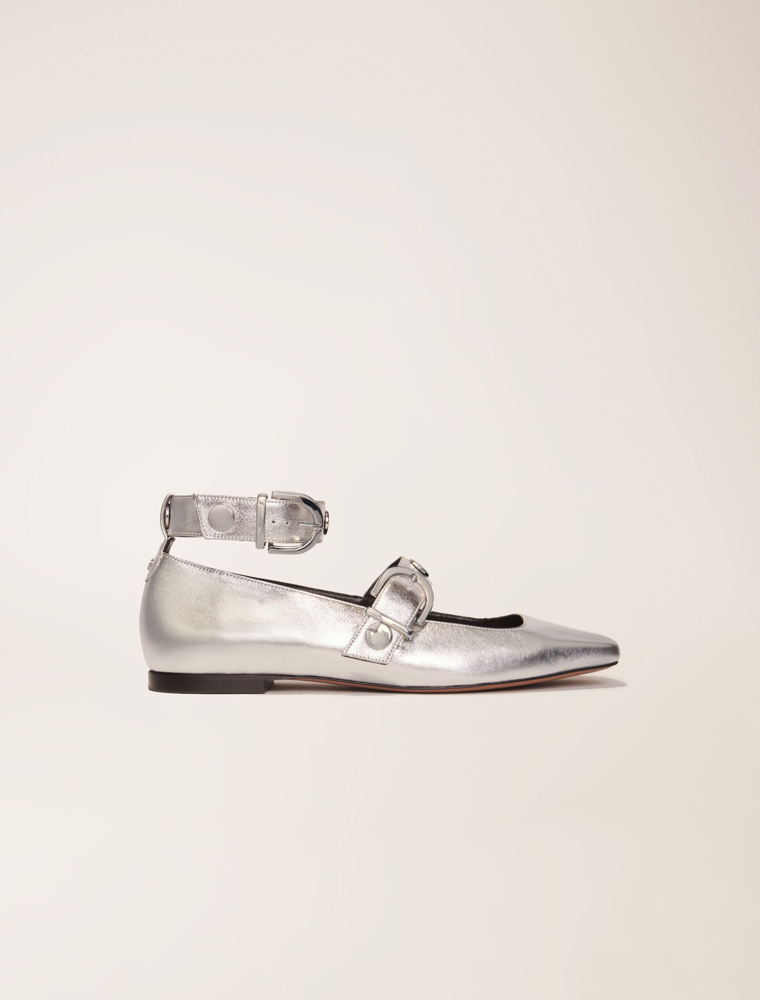 Mary Janes aus Metallicleder