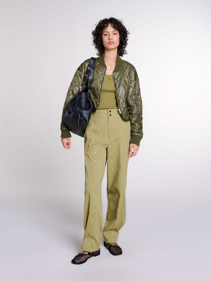 Kurze Steppjacke