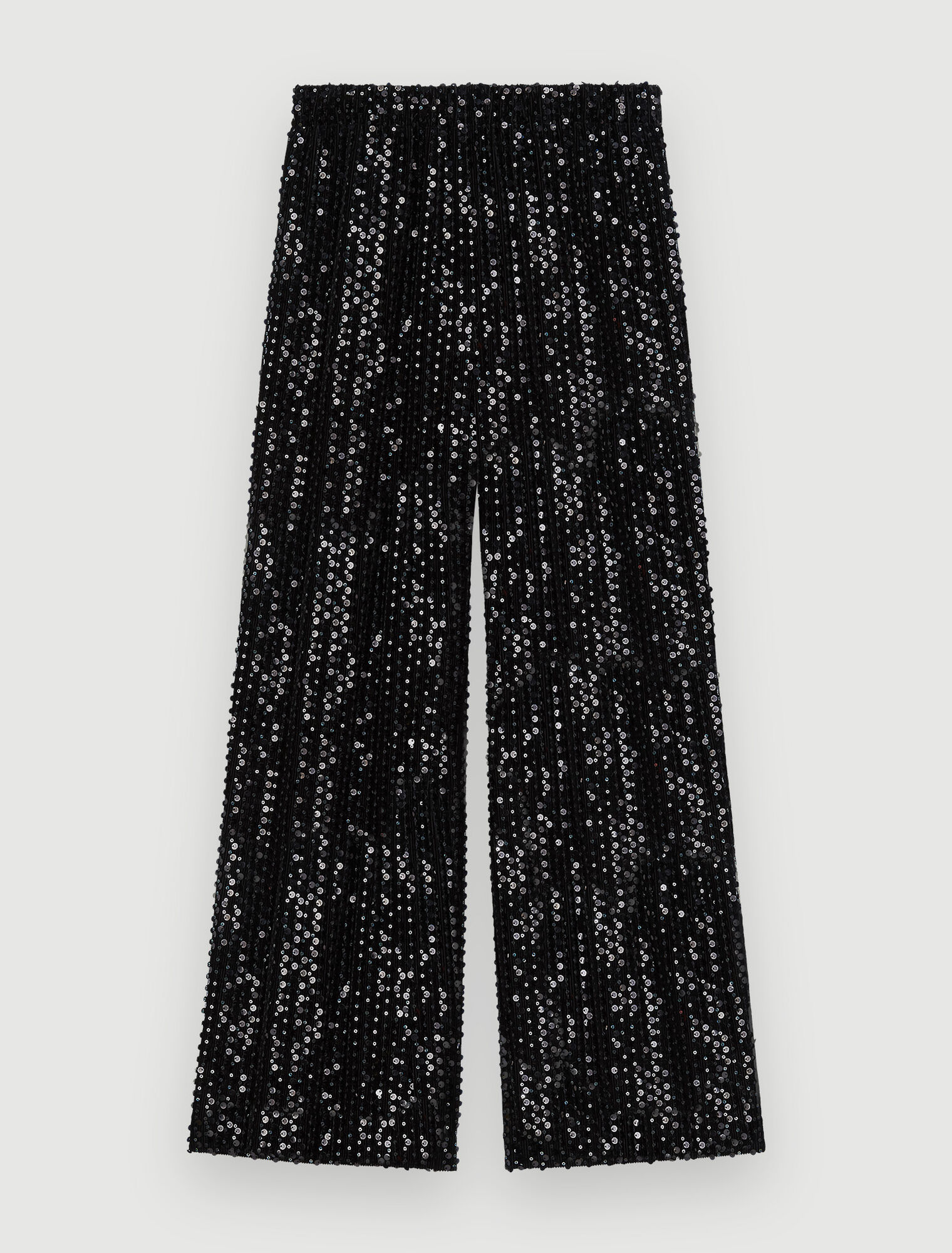 Weite, gerade geschnittene Hose