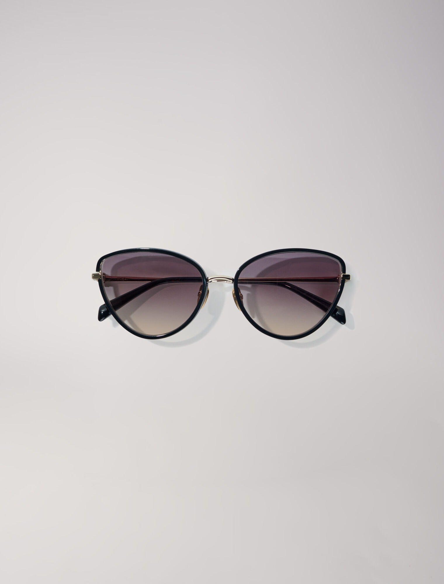 Cat-Eye-Sonnenbrille aus Metall