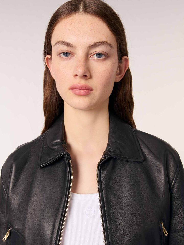 Lederblouson