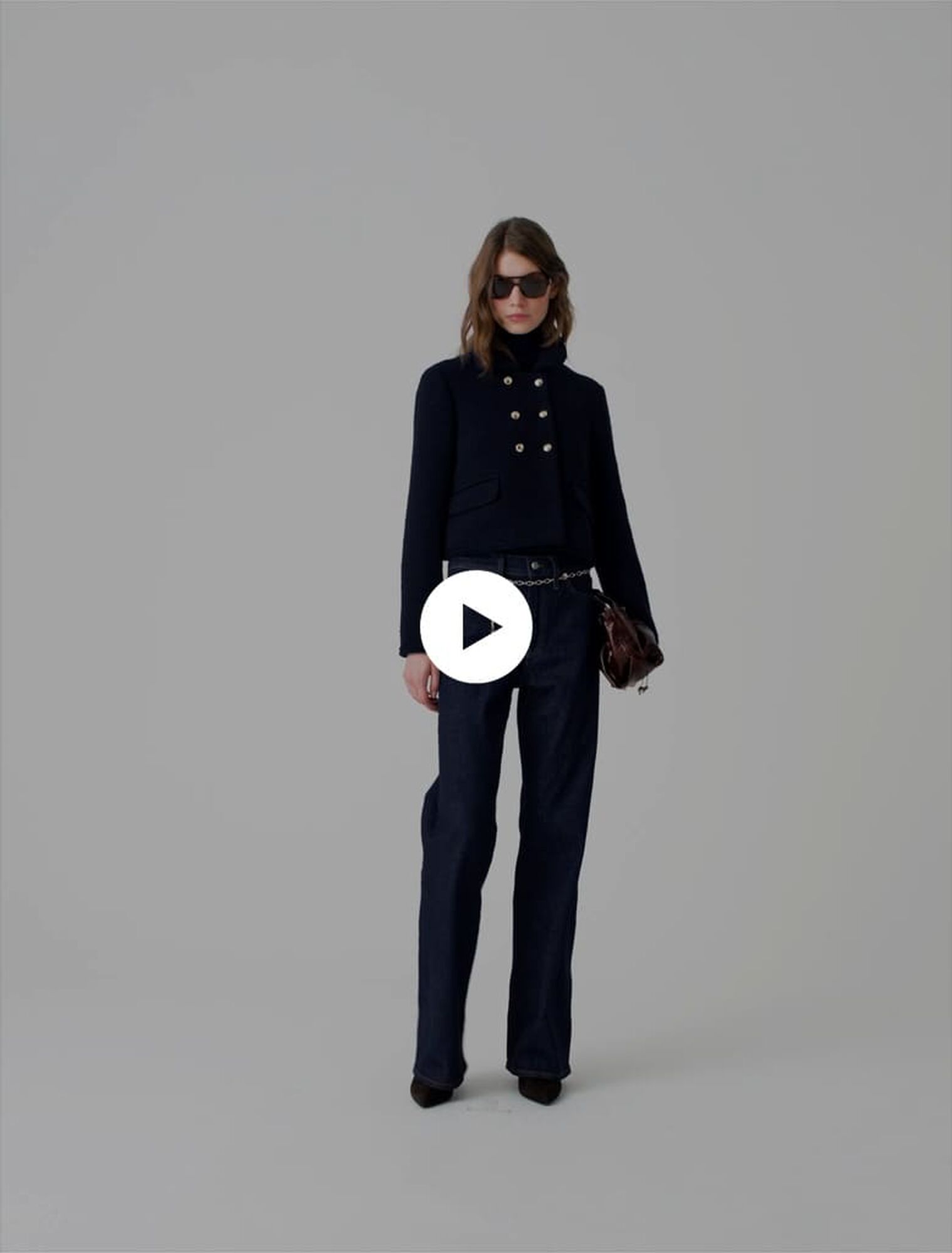 Kurze Tweedjacke