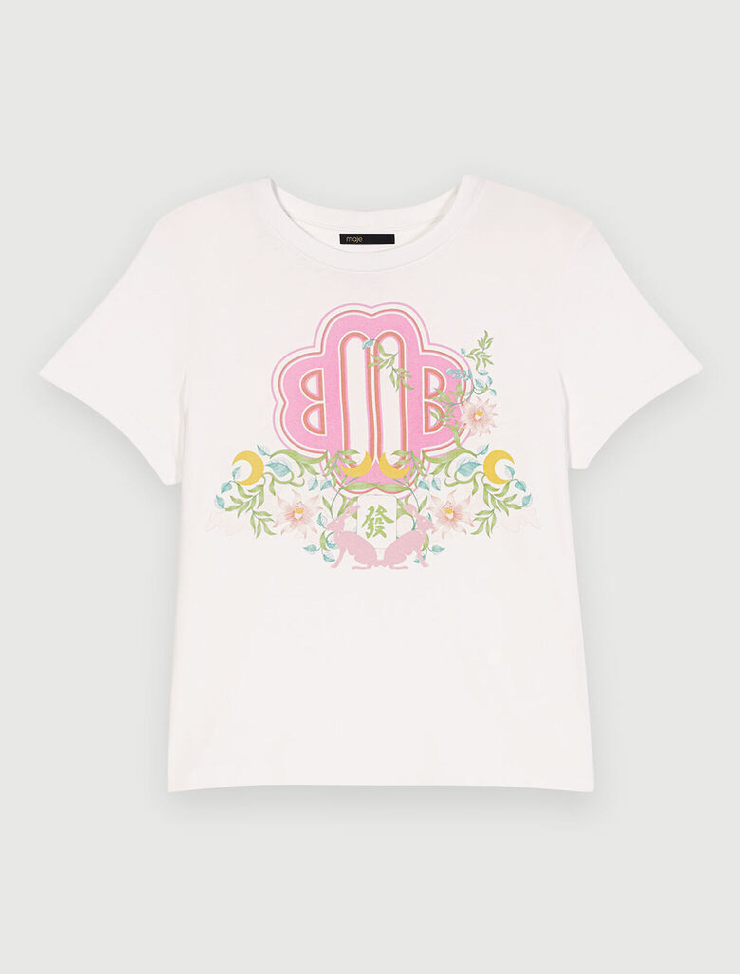T-Shirt mit Clover-Print