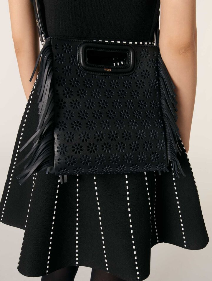 Tasche M aus perforiertem Leder